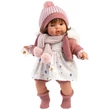 Kép 1/4 - Llorens: Lola 38cm-es síró baba cumival kötött sapkában