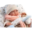Kép 3/4 - Llorens: Mimi 42cm-es síró baba füles sapkában párnával