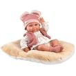 Kép 2/4 - Llorens: Nica újszülött lány baba puha párnával 38cm