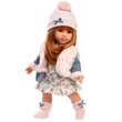 Kép 1/4 - Llorens: Nicole 35cm-es vörös hajú baba rózsaszín mellényben