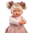 Kép 2/3 - Llorens: Roberta 33cm-es síró baba cumival pöttyös ruhában