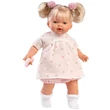 Kép 1/3 - Llorens: Roberta 33cm-es síró baba cumival virágos ruhában