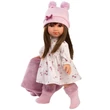 Kép 3/4 - Llorens: Sara 35cm-es baba rózsaszín virágos szoknyában