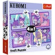 Kép 1/5 - Kuromi napjai 4 az 1-ben puzzle - Trefl