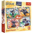 Kép 1/5 - Disney: Stitch nyaralása 4 az 1-ben puzzle - Trefl