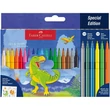 Kép 1/2 - Faber-Castell: Dinoszauruszos filctoll készlet 18+6db-os csomag