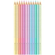 Kép 2/2 - Faber-Castell: Sparkle 12db-os pasztell színes ceruza készlet fém dobozban