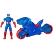 Kép 2/4 - Marvel: Amerika kapitány motorral és pajzs kilövővel - Hasbro