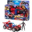 Kép 1/3 - VenomVersus Miles Morales Remix Blast Racer autó figurával - Hasbro