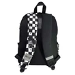 Kép 2/2 - Luna: Must Team Chessboard lekerekített iskolatáska, hátizsák 32x17x42cm
