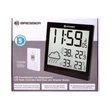 Kép 11/12 - Bresser TemeoTrend JC LCD RC időjárás állomás (falióra), fekete - 73267