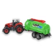Kép 2/9 - Farm Set: Mezőgazdasági traktor utánfutóval négyféle változatban 22cm