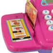 Kép 4/11 - Rózsaszín pénztárgép fénnyel és hanggal, kiegészítőkkel és játékpénzzel 24cm