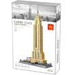 Kép 1/8 - Empire State Building New York – USA | 1995 db építőkocka | építőjáték | WANGE 5212