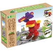 Kép 1/7 - T-rex és Pterodactyl | építőjáték | 23 db építőkocka | BiOBUDDi BB-0187