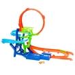 Kép 2/4 - Hot Wheels Stunt Tracks: Ütközés a levegőben pályaszett kisautóval – Mattel