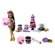 Kép 3/5 - Monster High: Scary Sweet Birthday – Clawdeen Wolf baba tortadíszítő játékszett - Mattel