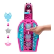 Kép 3/5 - Monster High: Szörnyen jóbarátok titkai – Rémes nyomozás Hauntlywood titkok Catty Noir baba - Mattel
