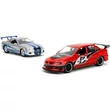 Kép 6/7 - Halálos iramban: Mitsubishi Lancer Evolution IX és Nissan Skyline GT-R (BNR34) 2db-os csomag 1/32 méretarányban - Jada Toys