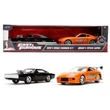 Kép 1/2 - Halálos iramban: Twin Pack Dodge Charger R/T és Toyota Supra fém járgányok dupla csomag 1/32 - Simba Toys