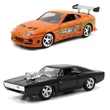 Kép 2/2 - Halálos iramban: Twin Pack Dodge Charger R/T és Toyota Supra fém járgányok dupla csomag 1/32 - Simba Toys