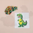 Kép 2/2 - PlayBox: 5mm-es MIDI Dinoszauruszos kreatív vasalható gyöngy szett