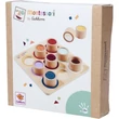 Kép 1/3 - Eichhorn: Fa Montessori Érzékelő Hengerpárosító – Tapintásfejlesztő fajáték - Simba Toys