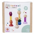 Kép 1/2 - Eichhorn: Fa Montessori Toronyépítő Formák – Kreatív egyensúlyozó játék - Simba Toys