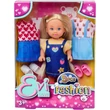 Kép 1/3 - Evi Love: Fashion öltöztetős baba szett - Simba Toys