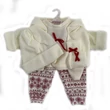 Kép 1/4 - Llorens: Babaruha szett macis és nyuszis nadrággal 43cm-es babákra