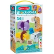 Kép 1/3 - Melissa&Doug: Blockables - Safari állatos fa játékszett - Spin Master