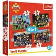 Kép 1/5 - Sam a tűzoltó 4 az 1-ben 12-15-20-24db-os puzzle - Trefl