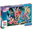 Kép 1/2 - Winx Club tündérei 104 db-os puzzle - Clementoni