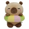 Kép 2/2 - Luna: Squishcuties Capybara plüss színes fánkban 21cm