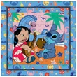 Kép 2/3 - Luna: Stitch Hawaii hangulat 64db-os keretes színezhető puzzle