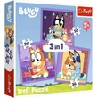 Kép 1/4 - Bluey 3 az 1-ben 20-36-50db-os puzzle - Trefl