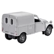 Kép 3/3 - Welly: Citroen 2CV szürke fém kisautó modell 1/64