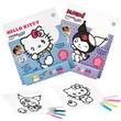 Kép 1/5 - Sticker Art: Hello Kitty színezhető matrica szett többféle 1db - Comansi