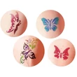 Kép 2/5 - TyToo: Pillangók csillámtetoválás sablon szett 23db
