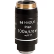 Kép 1/5 - MAGUS 100PL60 W 100х/1,10 ∞/0,17 H 60 mm objektív mikroszkópokhoz - 85069