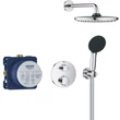 Kép 2/3 - Grohe Precision Thermostat króm Rejtett zuhanyrendszer Vitalio Start 250 - Gr.34883000