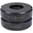 Kép 1/2 - Yato Krimpelő betét YT-21735 krimpelőhöz U-típus 16 mm - YT-21740