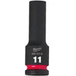 Kép 2/2 - Milwaukee 1/2' Dugókulcs hatlapú 78 mm gépi, hosszú, 11 mm 1 db - 4932480329