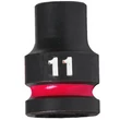 Kép 2/2 - Milwaukee 1/2' Dugókulcsbetét hatlapú, gépi, rövid 11 mm - 1 db - 4932480305