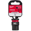 Kép 1/2 - Milwaukee 1/2' Dugókulcsbetét hatlapú, gépi, rövid 14 mm - 1 db - 4932480308