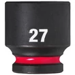 Kép 2/2 - Milwaukee 1/2' Dugókulcsbetét hatlapú, gépi, rövid 27 mm - 1 db - 4932480321