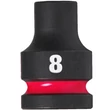 Kép 2/2 - Milwaukee 1/2' Dugókulcsbetét hatlapú, gépi, rövid 8 mm - 1 db - 4932480302