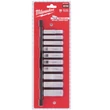 Kép 1/3 - Milwaukee 3/8' Dugókulcsok hosszú, Metrikus, tartósínen 10 db - 4932492509