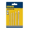 Kép 2/2 - Irwin Üveg- és csempefúrószár készlet 5 részes hangeres (4-5-6-8-10) - 10507912