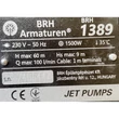 Kép 2/2 - BRH JET típusú, önfelszívó locsolószivattyú, telj.: 1500W, csatl.:5/4'-1' - BRH-1389